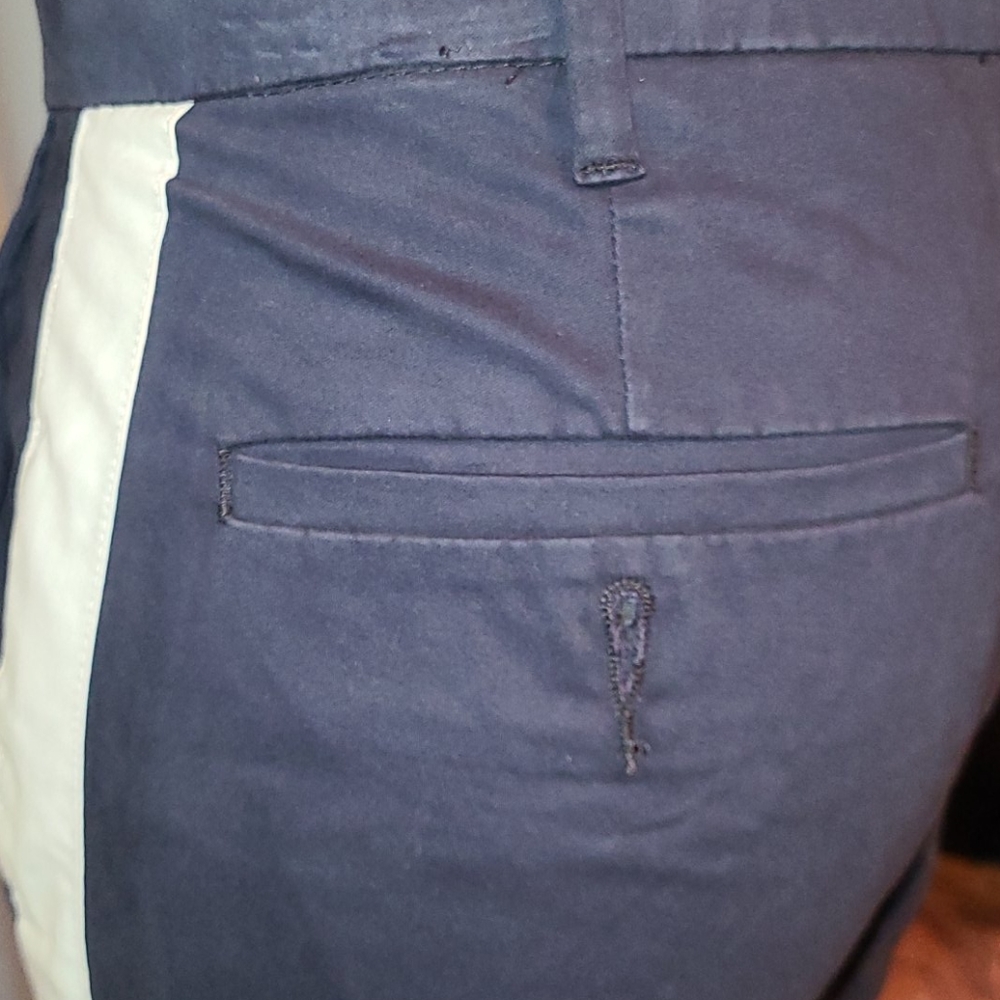 DKNY Chinos navy blue white stripe - Picture 12 of 16
